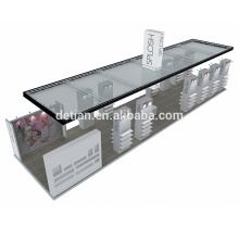 Detian offer trade show booth modular shelf display exhibition design